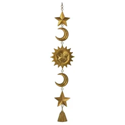 32.5" Gold Hanging Sun Wall Décor by Ashland®