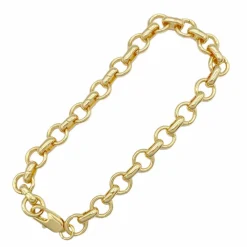 Gold Long & Short Charm Bracelet by Bead Landing™