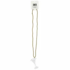 33" Gold Martini Glass Necklace by Celebrate Itâ„¢