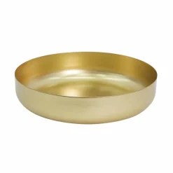 14" Gold Metal Candle Tray by Ashland®
