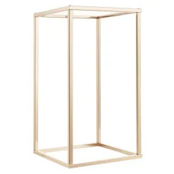 Gold Metal Floral Stand 10PCS Cube Shelves for Wedding Party Decor