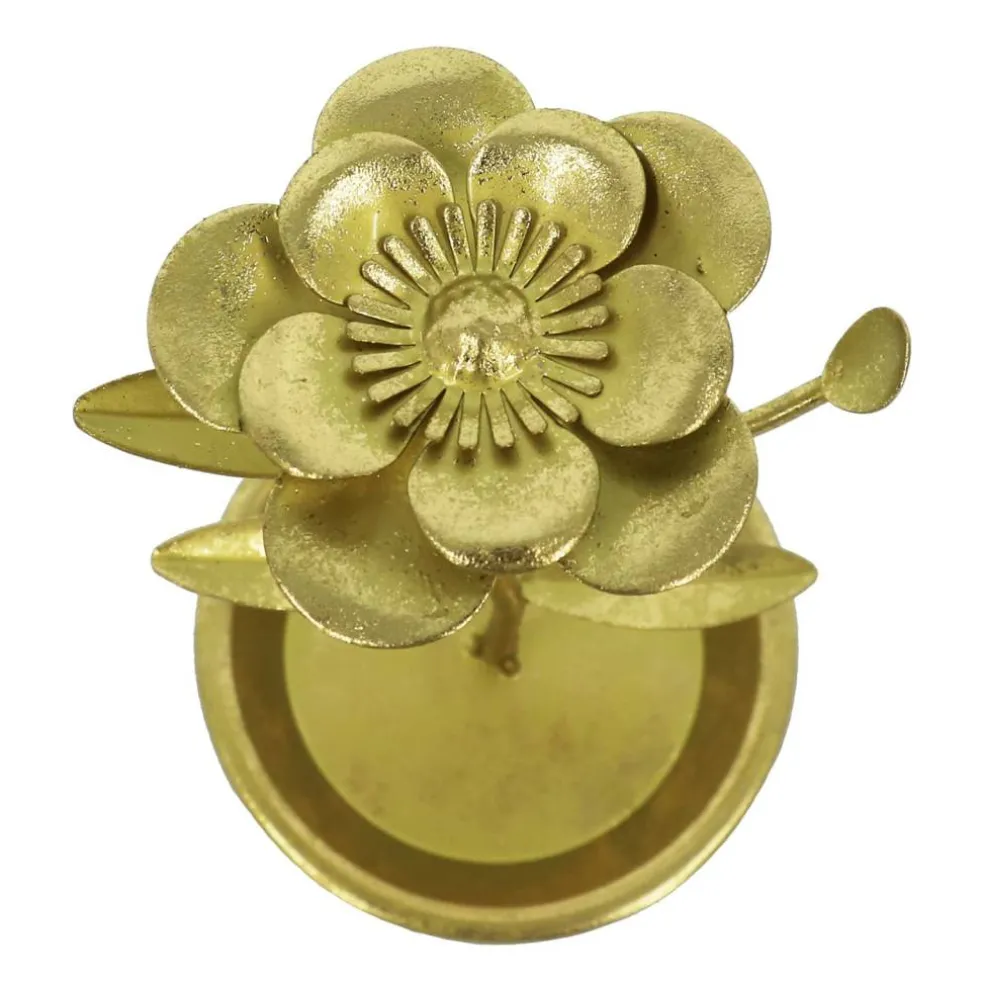 8.75" Gold Metal Flower Tabletop Décor by Ashland®
