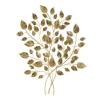 33" Gold Metal Leaf Metallic Wall Décor