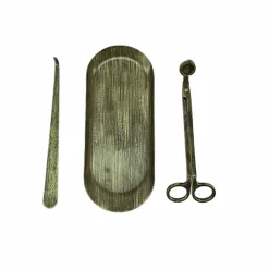 Gold Metal Wick Dipper & Trimmer Set by Ashland®