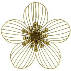Gold Metal Wire Flower Wall Décor by Ashland®