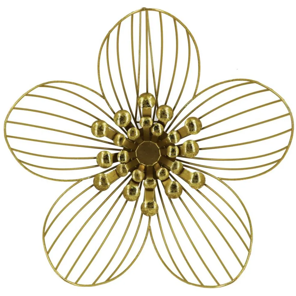 Gold Metal Wire Flower Wall Décor by Ashland®