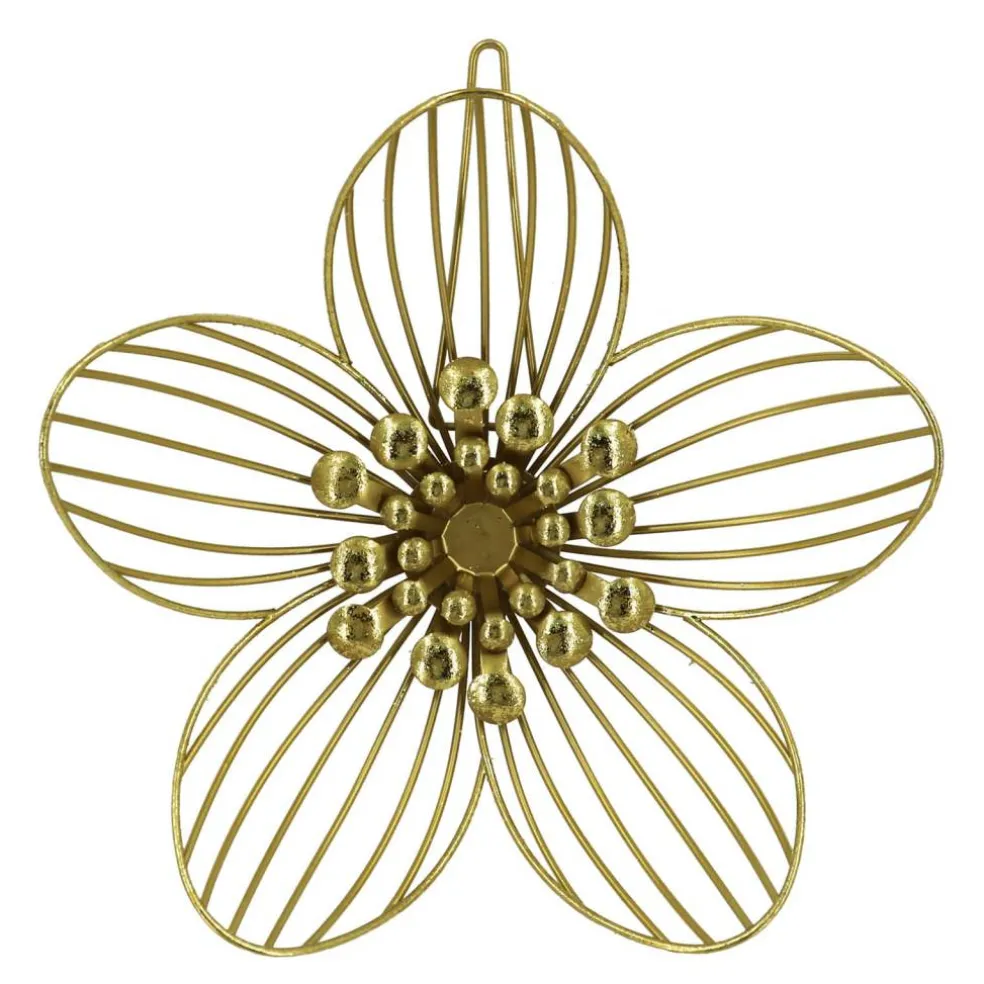 Gold Metal Wire Flower Wall Décor by Ashland®