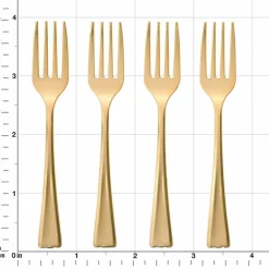Gold Mini Forks by Celebrate It™, 24ct.