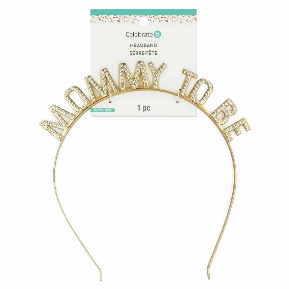 Gold Mommy to Be Headband by Celebrate It™