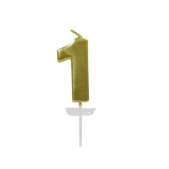 Gold Number Candle by Celebrate It®