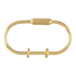 Gold Oval Clasp Charm Connector by Bead Landing™