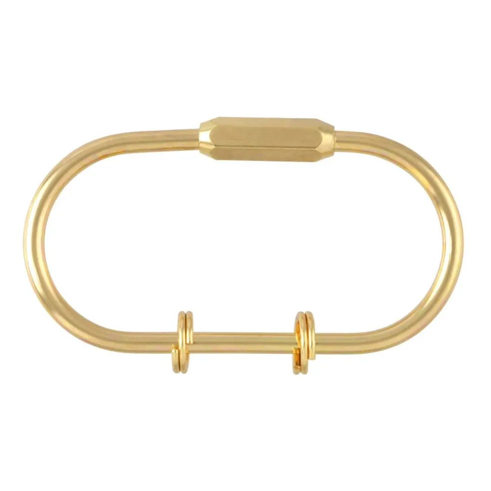 Gold Oval Clasp Charm Connector by Bead Landing™