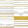 Gold & Silver Ribbon Trim Bundle by Celebrate It®, 25ct.