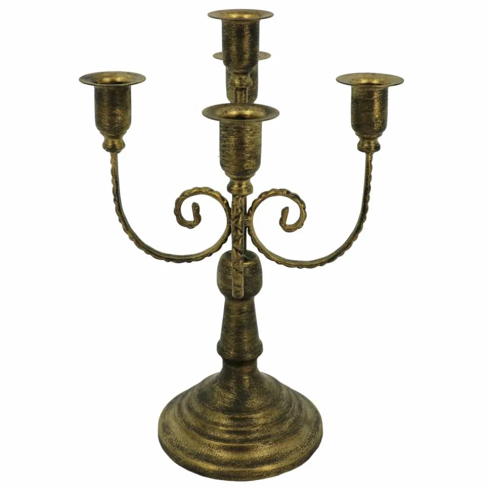 11.5" Gold Taper Candle Candelabra by Ashland®