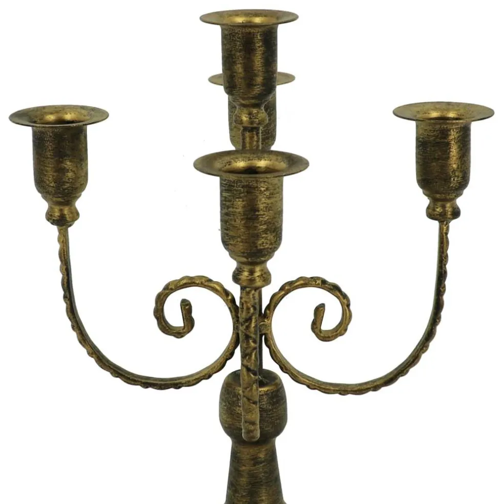11.5" Gold Taper Candle Candelabra by Ashland®