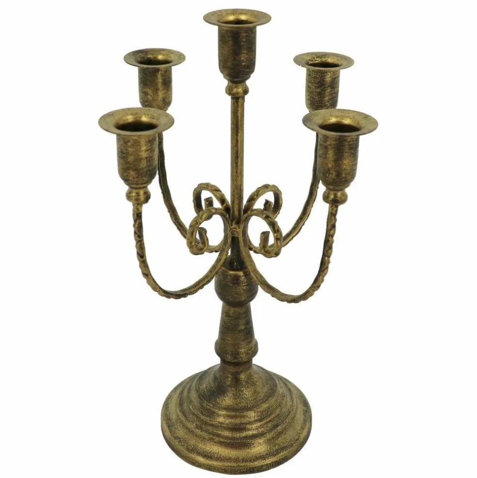 11.5" Gold Taper Candle Candelabra by Ashland®