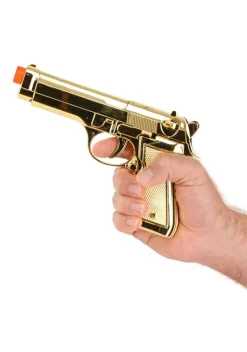 Gold Toy Gun Accessory