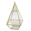 Gold Triangle Glass Terrarium By Ashland™