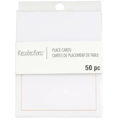Gold Trim Place Cards by Recollections™, 50ct.