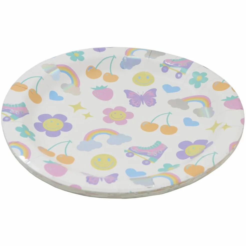 9" Good Vibes Dinner Plates, 8ct. by Celebrate It™
