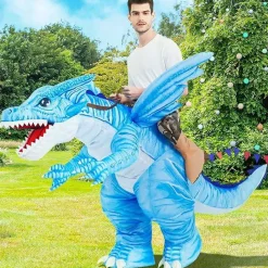 GOOSH Inflatable Dinosaur Halloween Party Cosplay Costumes for Kids and Adults