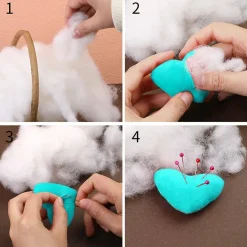 100g/3.5oz Polyester Fiber Fill, Premium Fiber Fill Stuffing, Stuffing For Stuffed Animals,Fluff Stuffing High Resilience Fill Fiber for Stuffed Animal Crafts, Pillow Stuffing, Cushions Stuffing