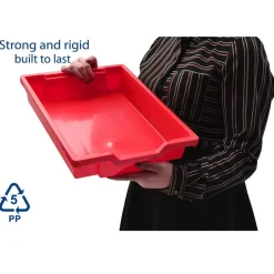 Gratnells Shallow F1 Tray, 8ct.
