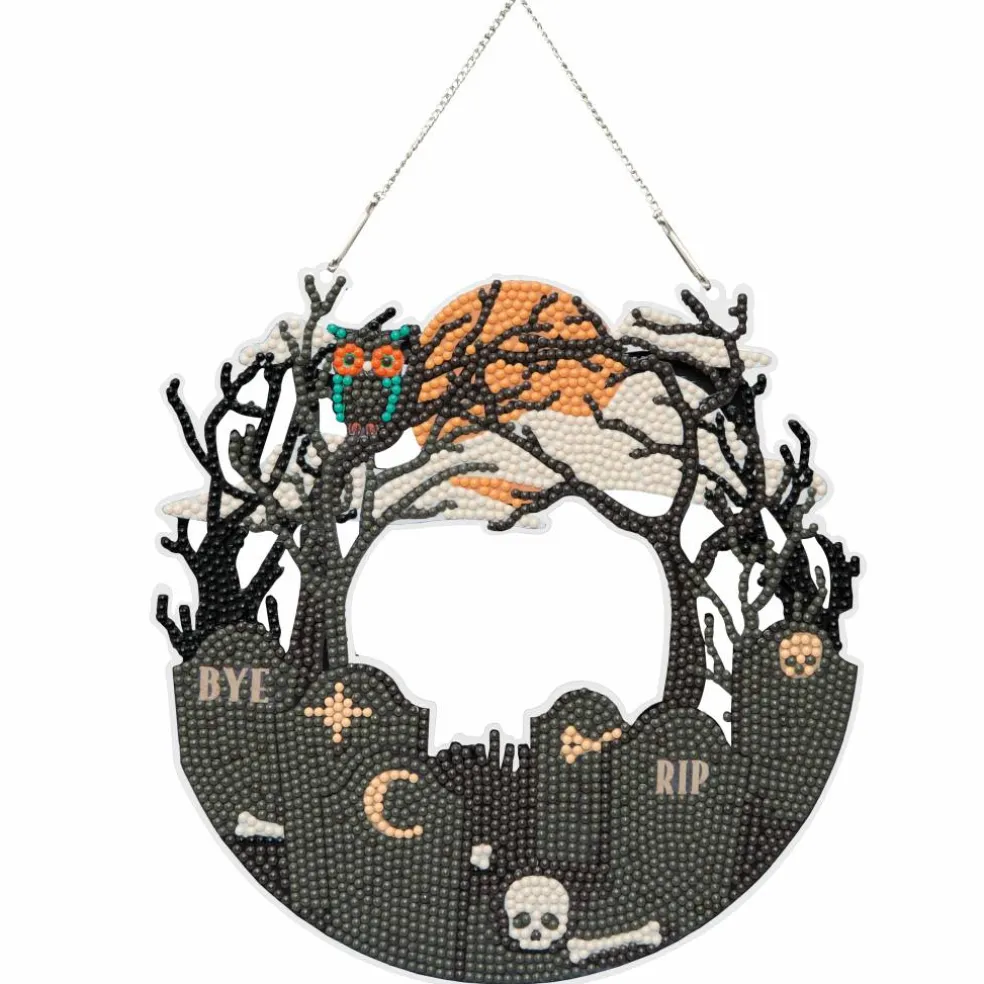 8" Graveyard Wreath Diamond Art Kit by Make Market®