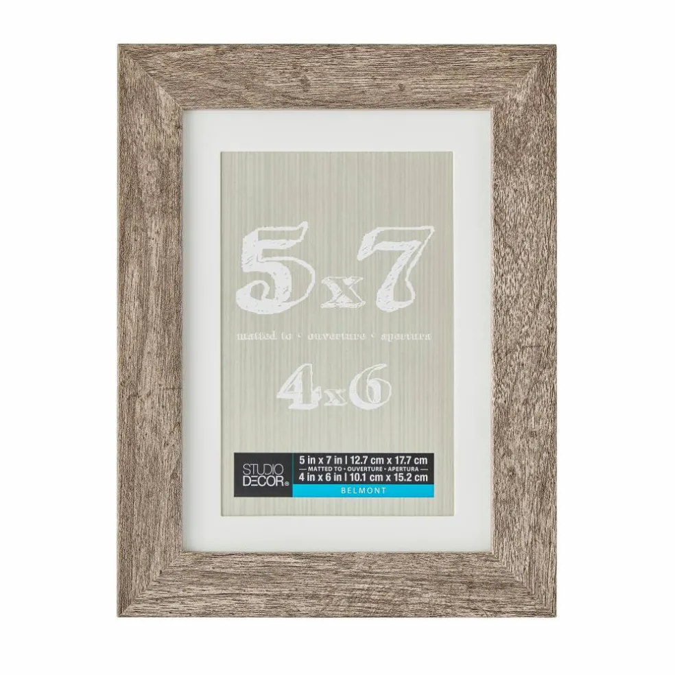 Gray Belmont Frame with Mat by Studio Décor®
