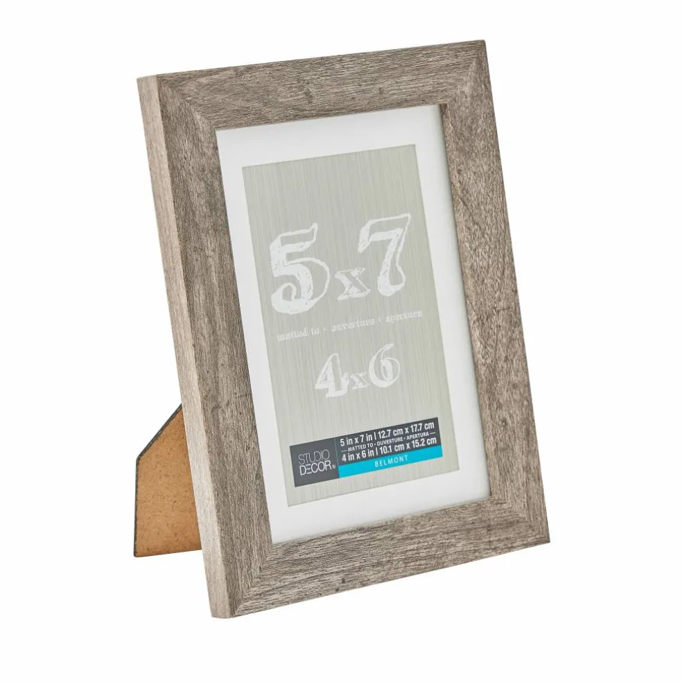 Gray Belmont Frame with Mat by Studio Décor®