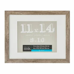 Gray Belmont Frame with Mat by Studio Décor®