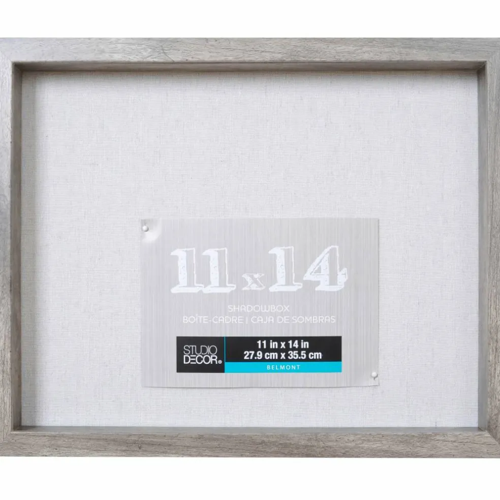 Gray Belmont Shadow Box by Studio Décor®