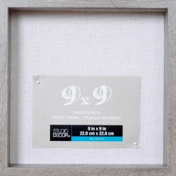 Gray Belmont Shadow Box by Studio Décor®
