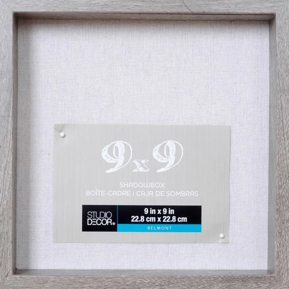Gray Belmont Shadow Box by Studio Décor®