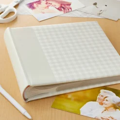 Gray Gingham 2-Up Photo Album by Recollections™