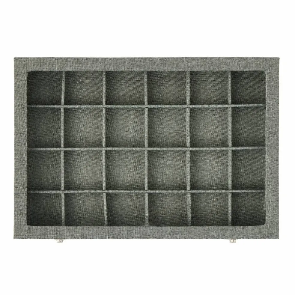 Gray Jewelry Tray with Lid By Bead Landing™
