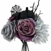 12" Gray Rose & Dahlia Mix Bouquet by Ashland®