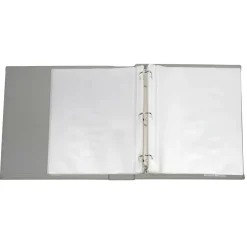 Gray Saffiano D-Ring Scrapbook Album by Recollections®