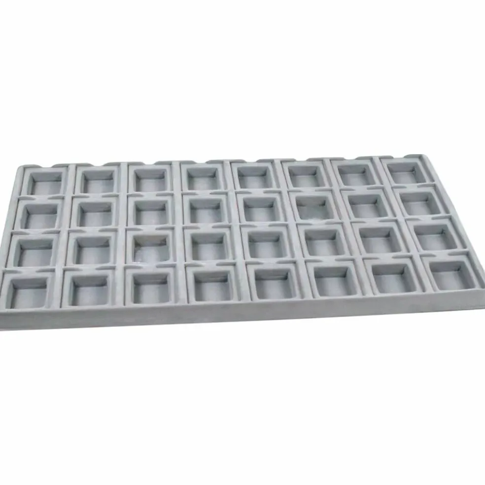 3 Gray 32 Slot Puff Earring Cards Showcase Display Tray Inserts