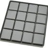 5 Gray 16 Slot 1/2 Size Jewelry Display Tray Inserts New