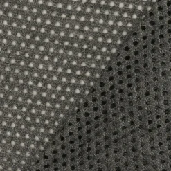 Gray Stretch Spandex Rayon Athletic Mesh Knit Fabric By the Yard