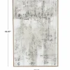 Gray Wooden Abstract Textured Framed Wall Art with Black Distressing
