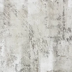 Gray Wooden Abstract Textured Framed Wall Art with Black Distressing