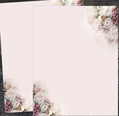 Great Papers! Elegant Florals Letterhead, for Invitations, Announcements and Personal Messages, Printer Friendly 8.5" x 11", 50 Pack