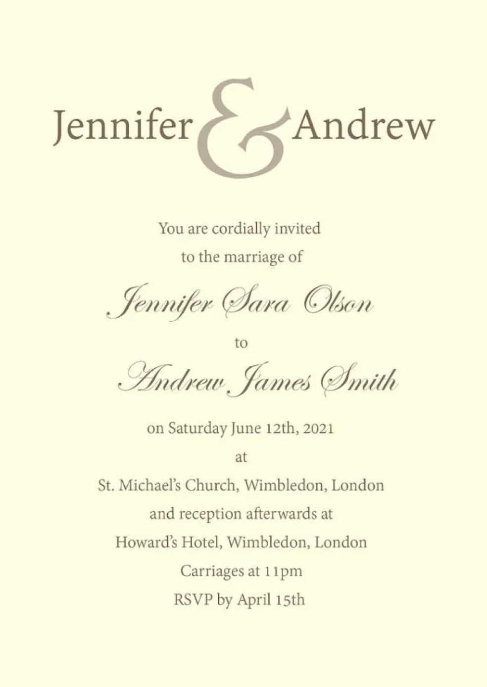 Great Papers! Flat Card Invitation and Envelopes, Ivory, 5.5" x 7.75", Printer Compatible, 100 Invitations/100 Envelopes