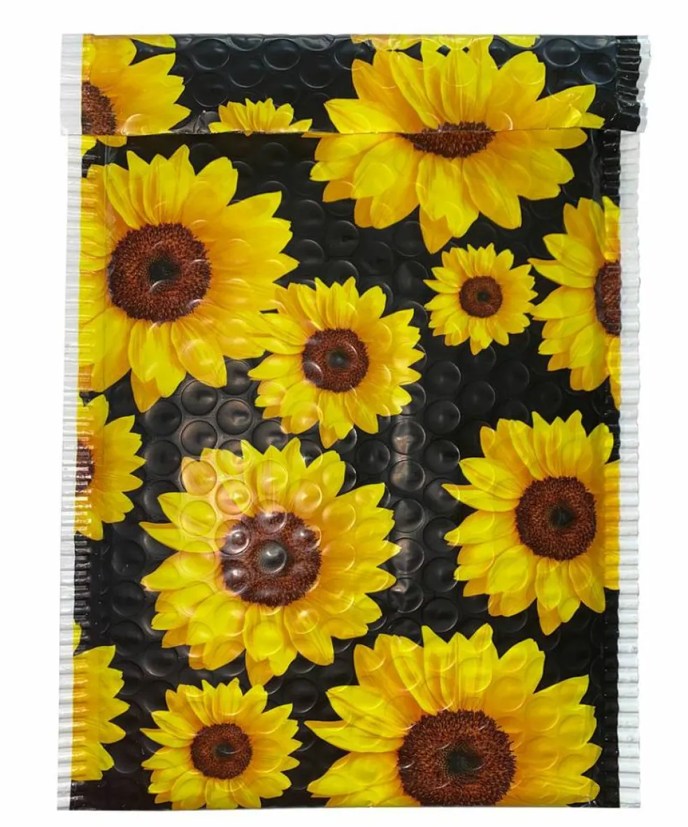 Great Papers! Mailer, Bubble, Sunflowers, Poly Tear and Moisture Resistant, 6" x 9", 50 count