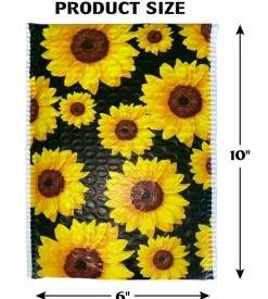 Great Papers! Mailer, Bubble, Sunflowers, Poly Tear and Moisture Resistant, 6