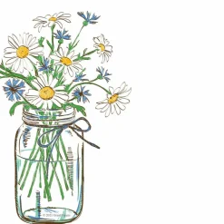 Great Papers! Mason Daisies Stationery Letterhead, Invitations and Announcements, Printer Friendly, 8.5