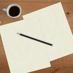 Great Papers! Parchment Paper Ivory Stationery Letterhead, Invitations and Announcements, Printer Friendly, 8.5"x11", 100 Pack