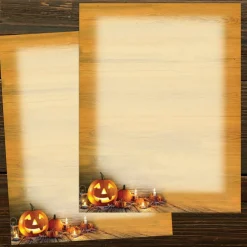 Great Papers! Pumpkin Farmhouse Letterhead, for Invitations, Announcements and Personal Messages, Printer Friendly 8.5" x 11", 50 Pack (2023035)